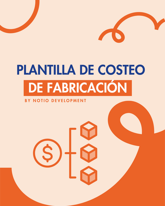 Plantilla de Costeo de Fabricación